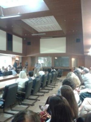 ლევან ბერძენიშვილის "რუსთაველი და მსოფლიო" ეროვნულ ბიბლიოთეკაში