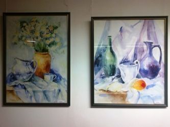 სახვითი ხელოვნების ნამუშევრების გამოფენა 