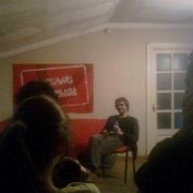 ახალგაზრდების შეხვედრა ფილოსოფიის დოქტორანტ ლაშა ხარაზთან