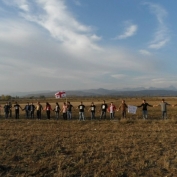 ქუთაისელი ჟურნალისტები და სტუდენტები რუსული ოკუპაციის წინააღმდეგ