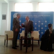 გრიგოლ ფერაძის მემორიალური დაფის გახსნა თსუ-ში