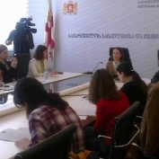 საქართველოს განათლებისა და მეცნიერების მინისტრი ჟურნალისტებს შეხვდა
